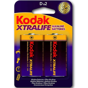 Kodak – Piles alcalines xtralife lr20 d lr20 1.5v
