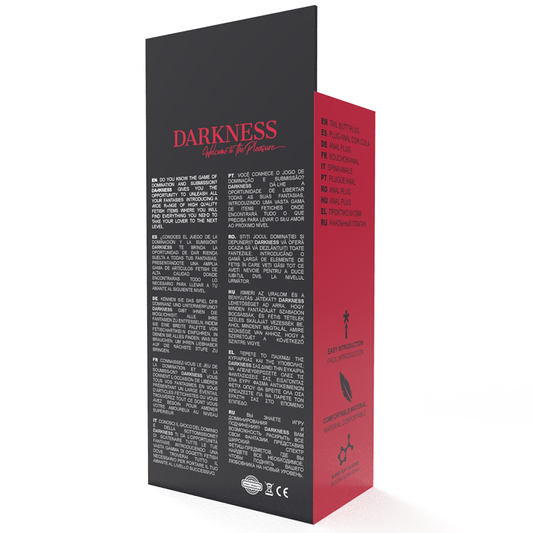 DARKNESS - ANAL PLUG 28 CM SILICONA NEGRO