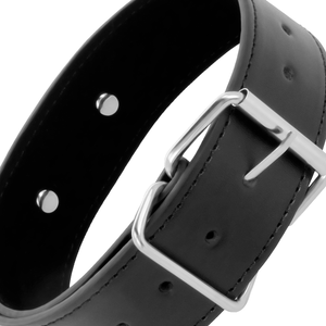 Darkness – Collier de posture avec chaîne en cuir