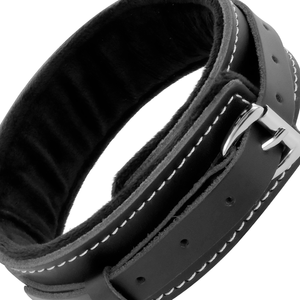 Darkness – Collier en cuir de haute qualité avec laisse