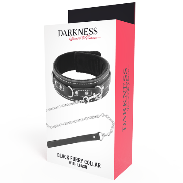 DARKNESS - COLLAR LEATHER WITH CORREA ALTA CALIDAD
