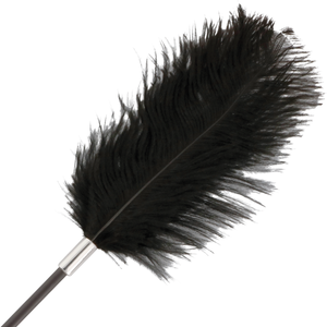 Darkness – Fouet plume damour noir 56 cm