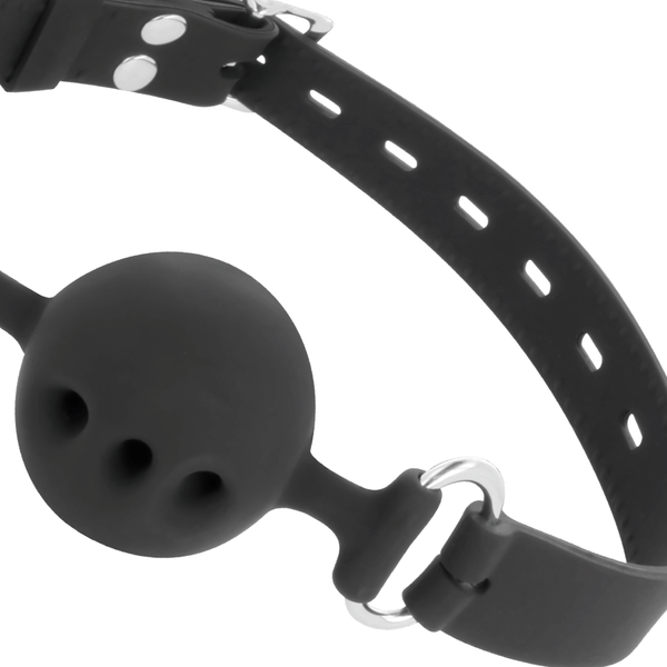 Darkness – Bton en silicone respirant noir