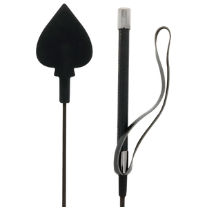 Darkness – Fouet en silicone noir 60cm