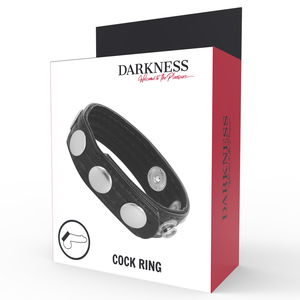 Darkness – Anneau dérection en cuir
