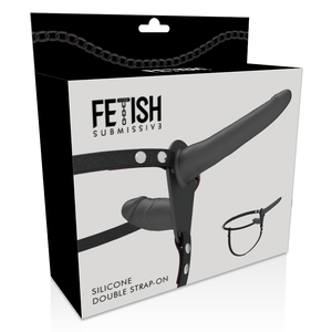 Fetish Submissive Harness – Double pénétration noir