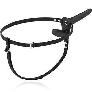 Fetish Submissive Harness – Vibrateur noir double pénétration