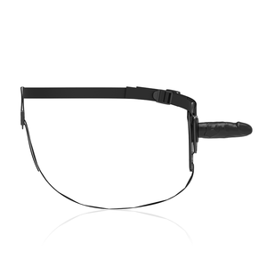Fetish Submissive Harness – Silicone noir réaliste 15 cm
