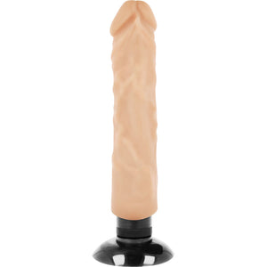 Basecock – Vibrateur réaliste 2-1 naturel 20 cm -o- 4 cm