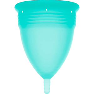 Stercup – Coupe menstruelle en silicone fda aigue-marine - taille L