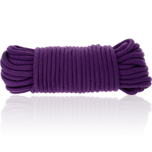 Darkness – Corde de bondage en coton 20 mètres lilas