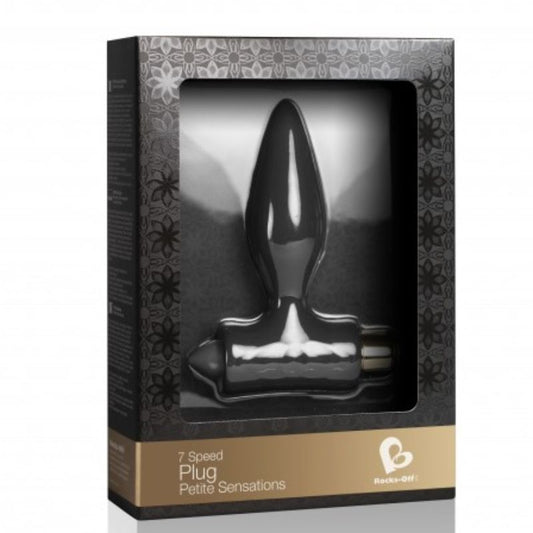 ROCKS-OFF - ANAL PLUG PARA PRINCIPIANTES PETITE SENSATIONS - NEGRO