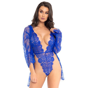 Leg Avenue – Teddy et robe bleu