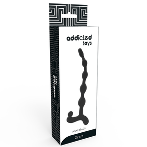 Addicted Toys – Balles anal 22 cm noir