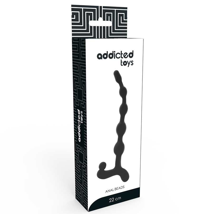 ADDICTED TOYS - ANALE BOLAS 22 CM ZWART