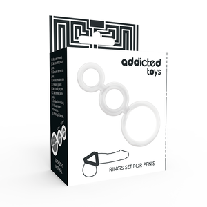 Addicted Toys – Ensemble danneau pour pénis transparent