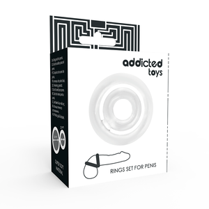 Addicted Toys – Potenz - pénis c-ring clair