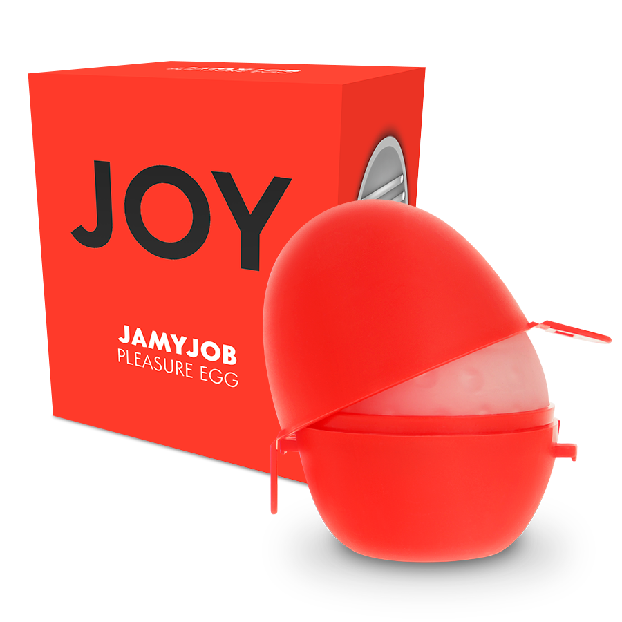 JAMYJOB - HUEVO MASTURBADOR DISCRETO VERSIE ROJO VREUGDE