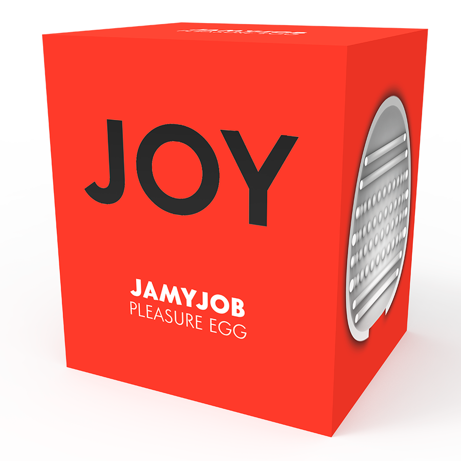 JAMYJOB - HUEVO MASTURBADOR DISCRETO VERSIE ROJO VREUGDE