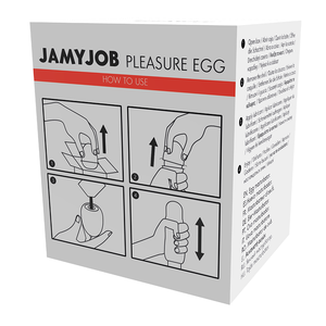 Jamyjob – Egg masturbateur rouge edition discrett