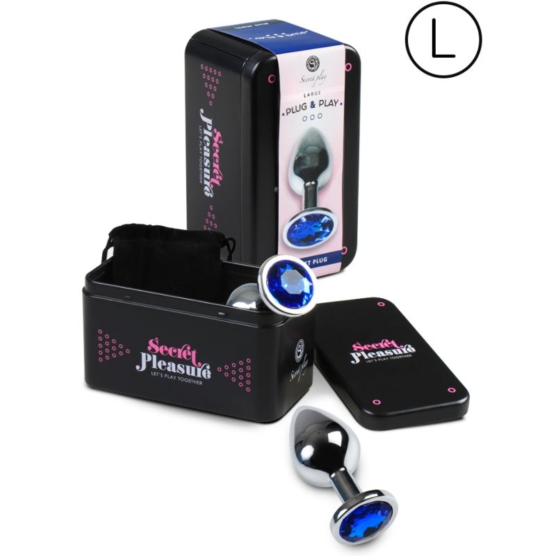 SecretPlay – Plug anal taille L bleu