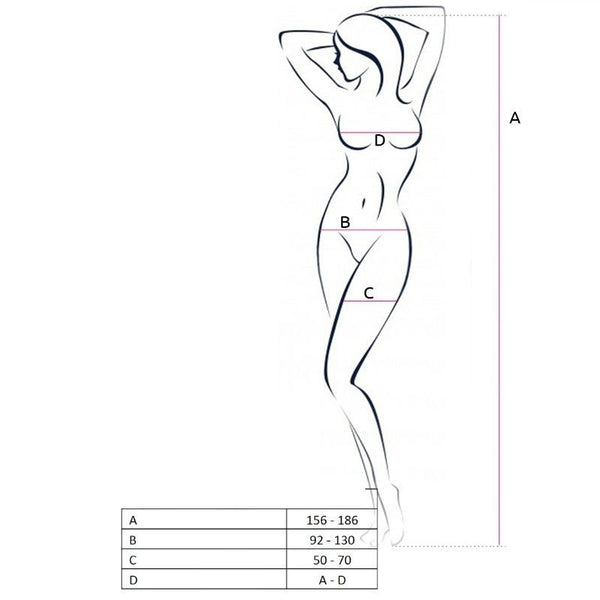 Passion – Femme bs053 bodystocking rouge taille unique