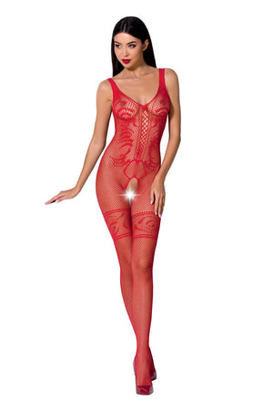 Passion – Femme bs069 bodystocking blanc taille unique