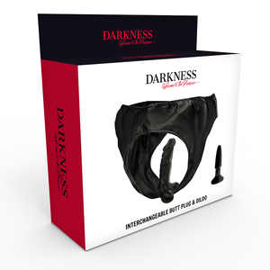 Darkness – Culotte avec plug et gode interchangeable