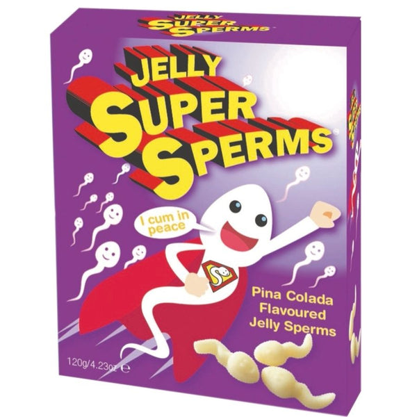Bonbons gélifiés en forme de spermatozoïdes