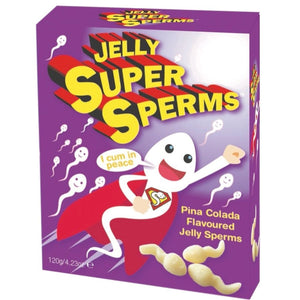 Bonbons gélifiés en forme de spermatozoïdes