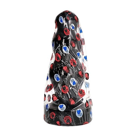 HELEMAAL ZWART - STEKER GROOT 38 CM