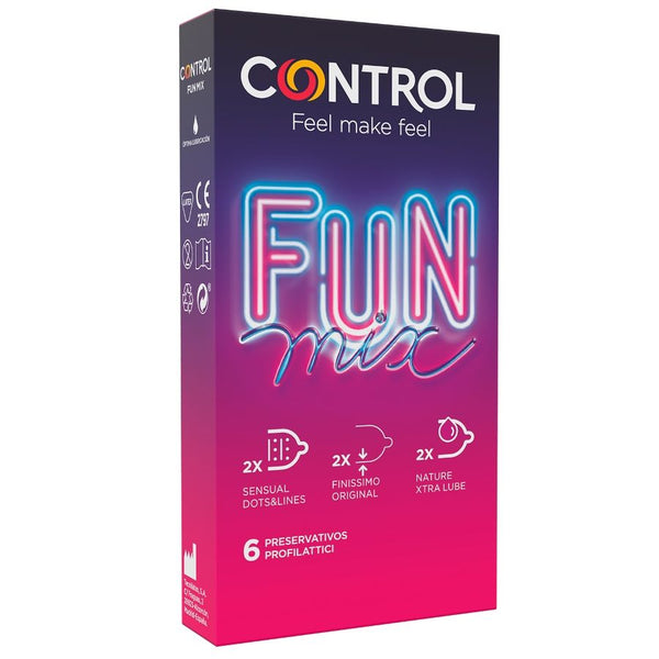 Control – Feel Fun Mix, gemengde condooms (6 stuks)