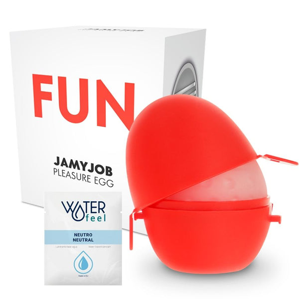 Jamyjob – Egg masturbateur rouge edition discrett