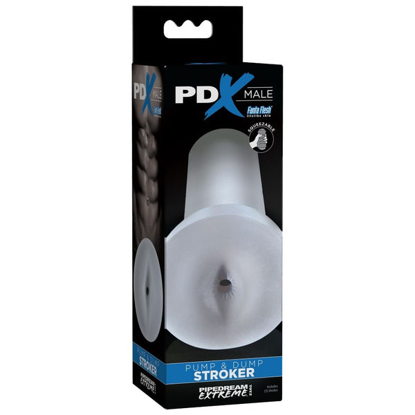 PDX Male – Poussoir pompe et dump - transparent