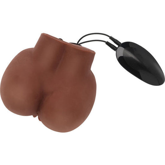 ACT - HOT HONEY RIDER MASTURBADOR WITH VIBRADOR BROWN