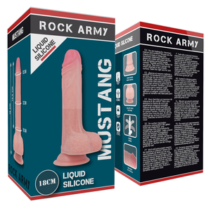 RockArmy – Silicone liquide premium mustang réaliste 18 cm -o- 4.14 cm