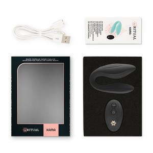 Rithual – Télécommande kama pour couples aqua
