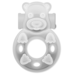 Casual Love – 26 anneau de vibrateur transparent bunny