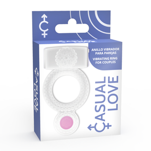 Casual Love – Bague transparente double plaisir
