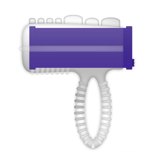 Casual Love – Ring vibrator lilac tongue