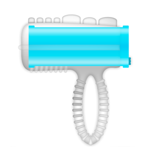 Casual Love – Ring tongue vibrating bleu