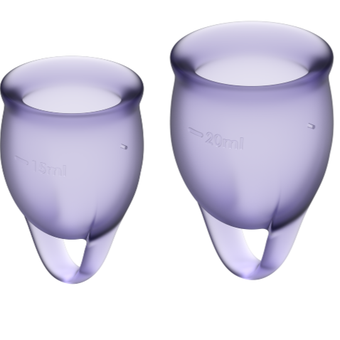 Satisfyer – Coupe menstruelle feel confident violet 15 + 20 ml