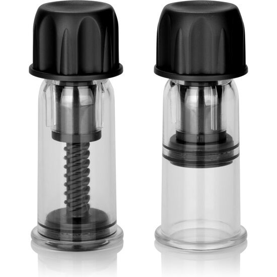 CalExotics – Vaccum twist ondes stimulantes pour tétons noirs