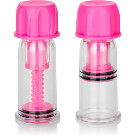 CALEXOTICS - VACCUM TWIST SUCTIONADORES PEZONES ROSA
