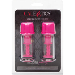 CALEXOTICS - VENTOUSE À TÉTINE ROSE À TOURNER VIDE