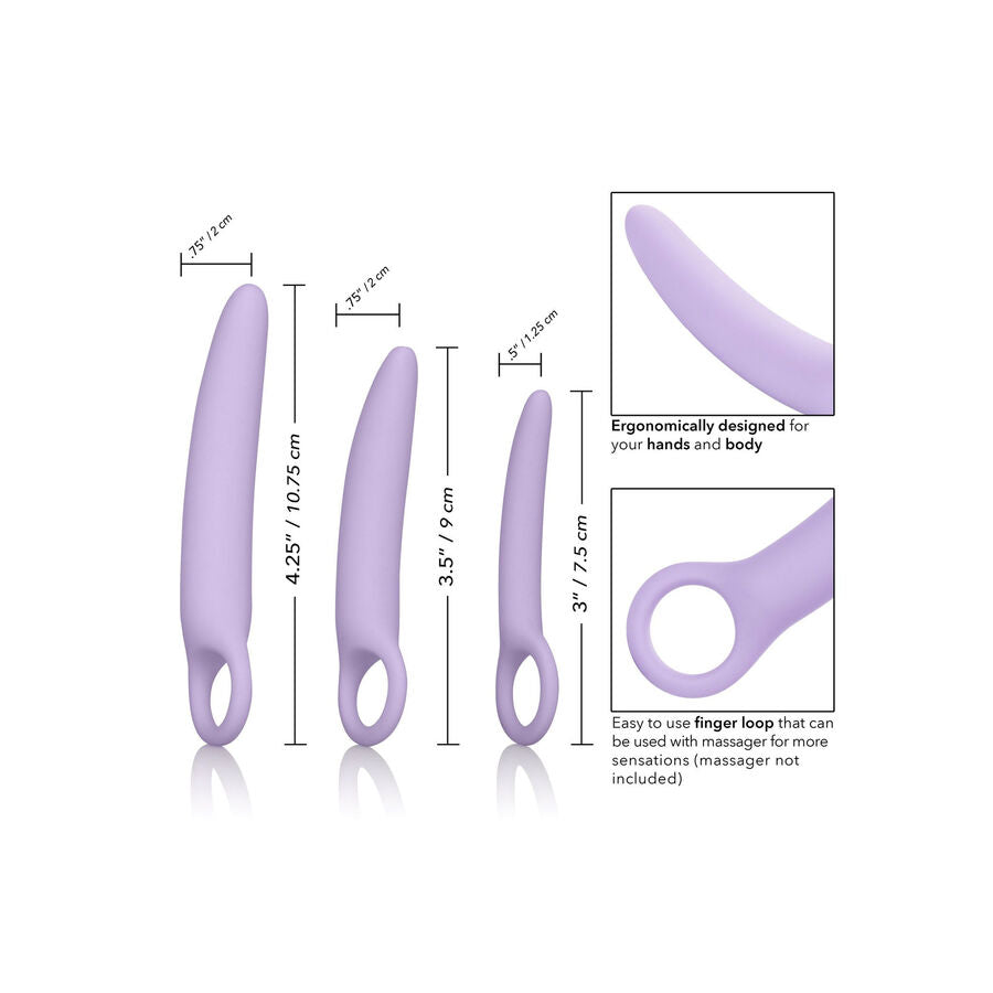 CALEXOTICS - DR LAURA BERMAN ALENA SET VAN 3 VAGINALE DILATADOR SILICONA
