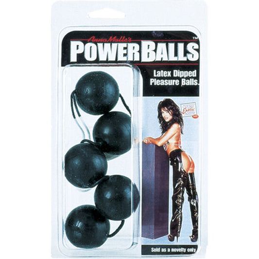 CALEXOTICS - POWER BOLAS ANAAL /VAGINALE NEGRO