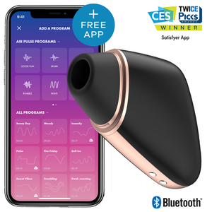 Satisfyer – Stimulateur et vibrateur air love triangle blanc