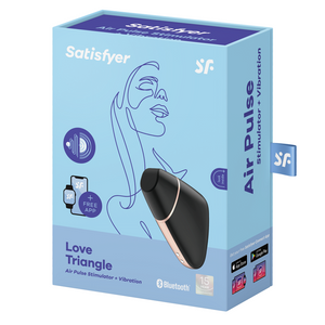 Satisfyer – Stimulateur et vibrateur air love triangle blanc