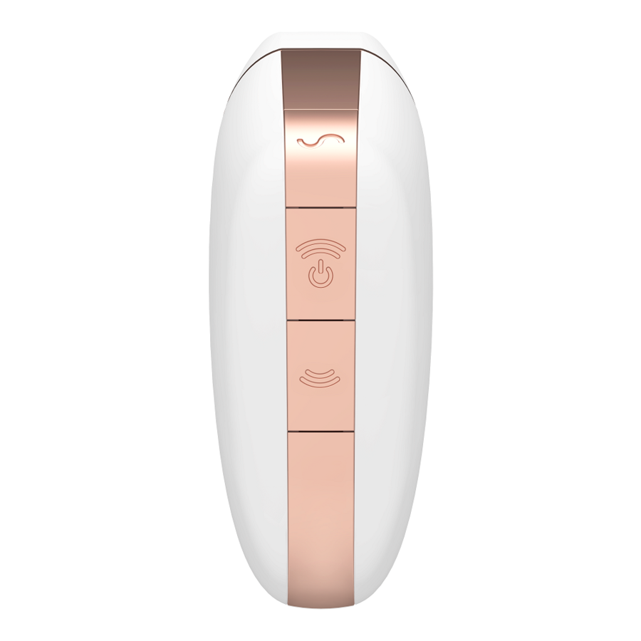 SATISFYER LOVE TRIANGLE ESTIMULATOR Y VIBRADOR - BLANCO